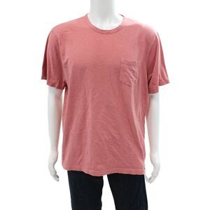 Faherty Brand Mens Pink Cotton Crew Neck T-Shirt Short Sleeve Beach Size XL